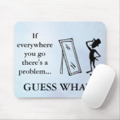 Sarkastische Zwischenlage für ärgerliche Leute Mousepad (Mit Mouse)