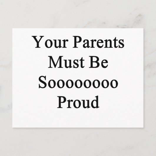 sarkastischer Beleidigungswitz Postkarte (Vorderseite)