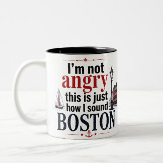 Sarkastischer Boston-Becher Zweifarbige Tasse
