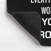 Sarkastischer Bürohumor Klar, lass mich alles fall Mousepad (Ecke)