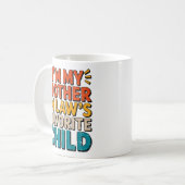 Sarkastischer Familienhumor Mutter Schwiegermutter Kaffeetasse (Vorderseite Links)