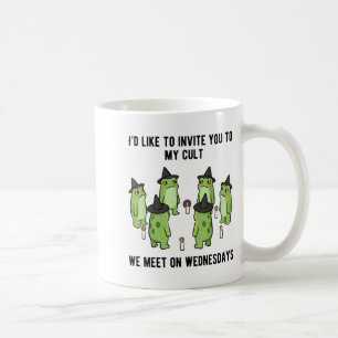 Sarkastischer Frosch-Meme Lustiger Amphibien-Kult Kaffeetasse
