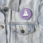 Sarkastischer Geister-Button – Du siehst mich nie Button (Beispiel)