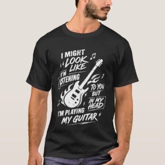 Sarkastischer Gitarrist spielt Gitarre in meinem K T-Shirt