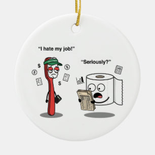 Sarkastischer Humor Buchhalter Lustig Frech Meme Keramik Ornament