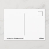 Sarkastischer IQ-Wert Postkarte (Rückseite)