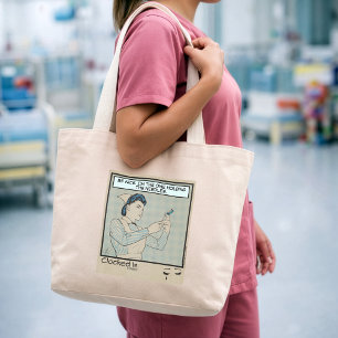 Sarkastischer Krankenschwester-Humor RN, NP, Gesun Jumbo Stoffbeutel