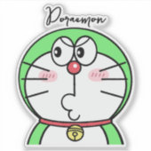 Sarkastischer Mini Doraemon Aufkleber (Vorderseite)