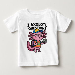 Sarkastischer Nerd Axolotl I Axolotl Fragen Meme Baby T-shirt