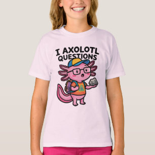 Sarkastischer Nerd Axolotl I Axolotl Fragen Meme T-Shirt