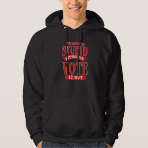 Sarkastischer politischer Humor, den man nicht rep Hoodie