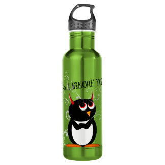 Sarkastischer schlechter Pinguin Edelstahlflasche