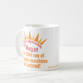 Sarkastischer Sonnenschein Kaffeetasse (Vorderseite Links)