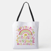 Sarkastischer Sonnenschein Tasche (Rückseite)