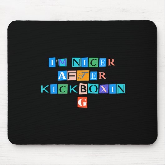 Sarkastischer Spruch Lustig Ich bin netter nach Ki Mousepad (Vorne)