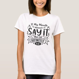 Sarkastischer Sweatshirt, Lustiges Slogan-Top, Sar T-Shirt