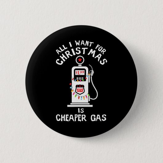 Sarkastisches Alles was ich zu Weihnachten will, i Button (Vorderseite)