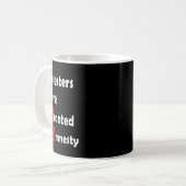 Sarkastisches Anti-Trump-Protest-Design Kaffeetasse (Vorderseite Links)