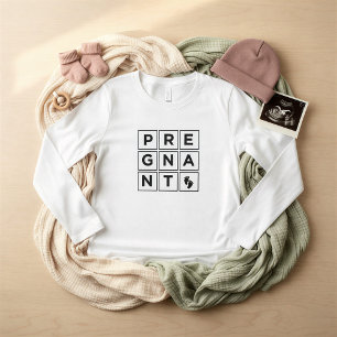 Sarkastisches "Frag mich nach meinem Geburtstermin Tri-Blend Shirt