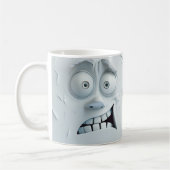 Sarkastisches Gesicht Kaffeetasse (Links)