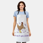 Sarkastisches Huhn – Frag mich, ob mir das Gackern Schürze (Getragen)