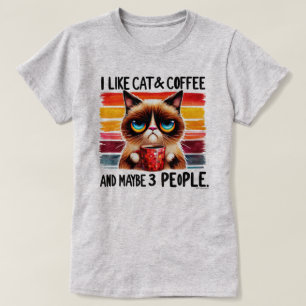 Sarkastisches Katzen Grafik T-Shirt - Meine Katze,