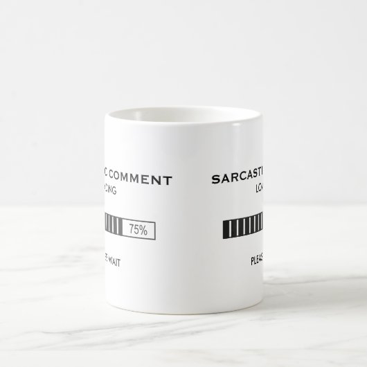 Sarkastisches Kommentar-Laden Kaffeetasse (Mittel)