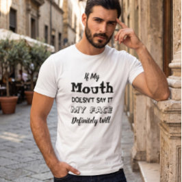 Sarkastisches Lustiges Weißes T-Shirt