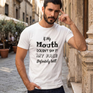 Sarkastisches Lustiges Weißes T-Shirt