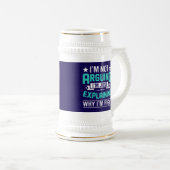 Sarkastisches lustiges Zitat-Design Bierglas (VorderseiteRechts)