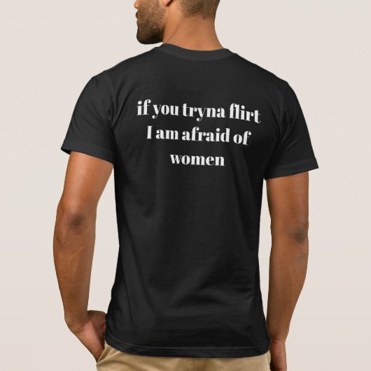 Sarkastisches Meme T-Shirt (Rückseite)