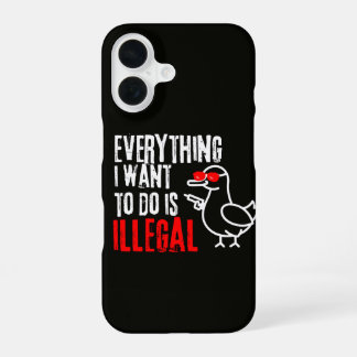 Sarkastisches Meme-Tier iPhone 16 Hülle