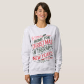Sarkastisches Weihnachten  Sweatshirt (Vorne ganz)