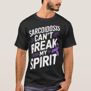 Sarkoidose-Bewusstsein Krankheit Behinderung Lila T-Shirt