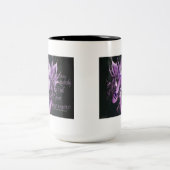 Sarkoidosis-feenhafte Kaffee-Tasse Zweifarbige Tasse (Mittel)