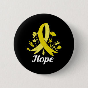Sarkom-Bewusstseinsmonat Hoffnung Vintage Knochenk Button