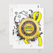 Sarkom des Krebs-Überlebend-23 Postkarte (Vorne/Hinten)