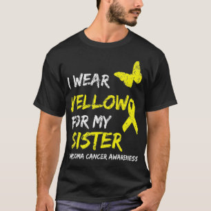 Sarkom-Krebs-Schleife Ich trage Gelb für meine Sch T-Shirt