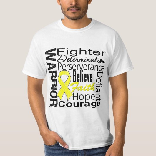 Sarkom-Kriegers-Collage T-Shirt (Vorderseite)