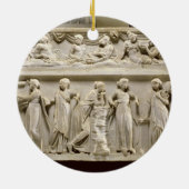 Sarkophag der Musen, römisch (Marmor) Keramik Ornament (Hinten)