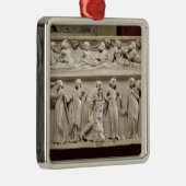 Sarkophag der Musen, römisch (Marmor) Silbernes Ornament (Rechts)
