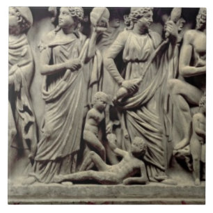 Sarkophag mit der Entlastung, die PROMETHEUS und t Fliese