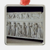 Sarkophag mit Friese der neun Musen Silbernes Ornament (Vorne)