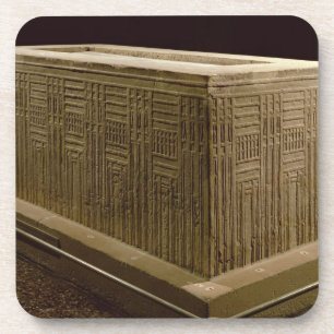 Sarkophag von Abu Hinterwelle (Kalkstein) (sehen Untersetzer