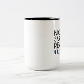 Sarkozy Reviens 2017 Zweifarbige Tasse (Mittel)