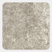 Sarlat Quadratischer Aufkleber (Vorderseite)