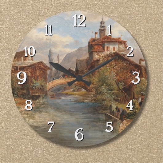 Sarnen - Emil Barbarini Große Wanduhr
