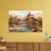 Sarnen - Emil Barbarini Leinwanddruck (Insitu (Wohnzimmer))