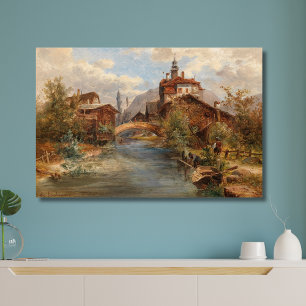 Sarnen - Emil Barbarini Leinwanddruck