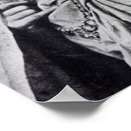 Sarojini Naidu Poster (Ecke)